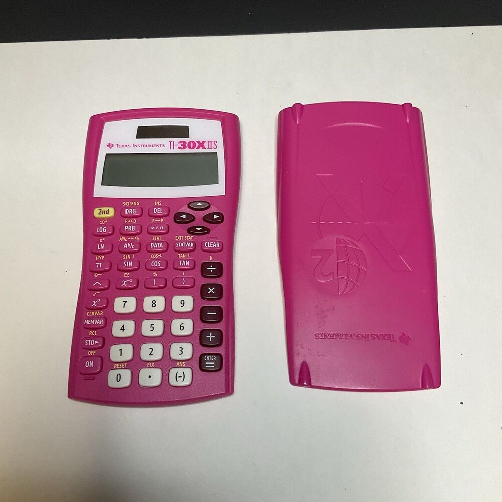Texas Instruments TI-30X IIS Scientific Calculator - Solar - Pink